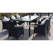 Garden Rattan Dining Table and Chair (PAD-004B)