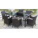 Garden Rattan Outdoor Patio Wicker Dining Set (PAD-004)