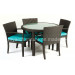 Garden Table and Chair-Outdoor Rattan Furniture Set