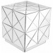 Glass Mirror Furniture Mirrored Side End Table