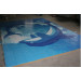 Glass Mosaic, Blue Swimming Pool Design Mosaic