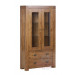 Glazed Display Cabinet Oak Wooden Furniture Living Room Furniture (RCGDU)