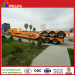 Gooseneck Crane Loading Flat Lowbed Truck Semi Trailers