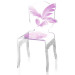Graceful Butterfly Acrylic Diningor Wedding Chair Hotel Chair