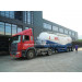 Granules Bulker Powder Tanker Semi Trailer with Diesel Engine Bpw Axle