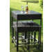 H-Gt-509 Hot Sell Wicker Bar Table Chair