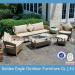 Hand Weaving PE Rattan Garden Furniture