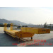 Heavy Cargo Transporting Three Axle Lowbed Semi Trailer