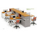 High End Office Workstation with Hutch Cabinet (HF-BSD006)