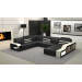 High-Grade Modern Nice Italy Big Feature Leather Sofa with Lockers (S111)