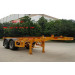 High Quality 20ft Two-Axle Skeleton Container Semi Trailer for Sale