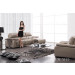 High Quality Chaise Leather Sofa (917)