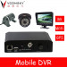 High Quality H. 264 Mobile DVR with GPS Tracking
