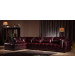 High Quality Italian Leather Sectional Sofa Furniture with Chaise (N828)