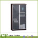 High Quality MFC with Glass Door Cabinet Storage (CD-82204)
