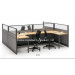 High Quality Office Wall Glass Partiton Workstation (HF-BSP005)