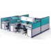 High Quality Office Workstation with Overhead Cabinet (HF-YT6003)