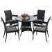 High Quality Outdoor Rattan Dining Table and Chair (PAD-1318)