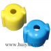 High-Quality Plastic Cap with Blue and Yellow Color