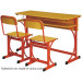 High Quality Practical School Table Student Desk and Chair (SF-20D)