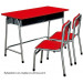 High Quality School Furniture Double Desk and Chair (SF-32C)