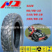 High Standard 100/90-10 Black Rubber Motorcycle Tyre