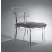 Home Furniture Clear Lucite Dining Chair with Cushion