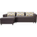 Home Furniture Corner Sofa Bed with Armrest