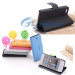 Horizontal Flip Button Leather Case with Credit Card Slots & Holder for iPhone 5 5G