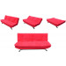 Hot Modern Functional Fabric Sofa Bed (WD-705)