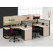 Hot Sale Office Cubicle with Overhead Cabinet and Shelves (HF-LT032)