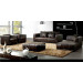 Hot Sales Furniture Brown Corner Leather Sofa Set (SO09)