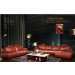 Hot Sales Furniture Chaise 3seat Top Chinese Leather Sofa (S03)