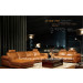 Hot Sales Home Furniture Thick Top Leather Sectional Sofa (S01)