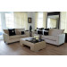 Hotel Apartment Modern Leather Fabric Sofa Set (JP-sf-032)