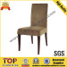 Hotel Restaurant Metal Fabric Dining Chairs