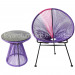 Hotel Terrace Rattan Leisure Chair and Table