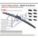 Hybrid Wiper Blade Car Accessory Multi-Functional Types