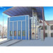 Industrial Auto Coating Equipment, Long Bus Spray Booth