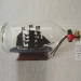 Interesting Drift Bottle with a Tiny Black Boat Inside (DF843-6)