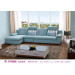 Italian Comfortable Living Room Furniture Bright Color Leather Sofa