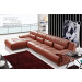 Italian Leather Corner Sofa Set Furniture (Z2865)