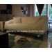 Italian Modern White Leather Sofa Fabric Sofa (D-76-B)