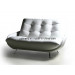 Italian Style White Leather Sofa (D-50A & B)