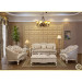 Jasmine White Kids Furniture Sofa Set (sql-871)