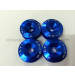 Jdm Blue Anodized Quicke Release Bunper Fastener