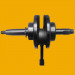 Jialing Motorbike Crankshaft, Motorcycle Crankshaft for Motorcycle Parts
