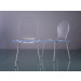Kc027 Clear Crystal Weeding Chair