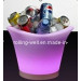 LED Ice Bucket, Rechargeable Wine Color Changing LED Ice Bucket