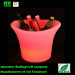 LED Lighting Colorful Bar Beer Cooler Plastic LED Plastic Light Ice Bucket